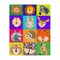 Stupell Industries Furry Faces Animals Canvas, design by Lynnda Rakos